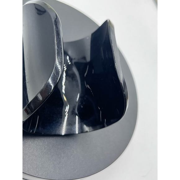 TORY BURCH Designer Acrylic Black Logo Luxury Bracelet Cuff‎ Monogram - Picture 11 of 13